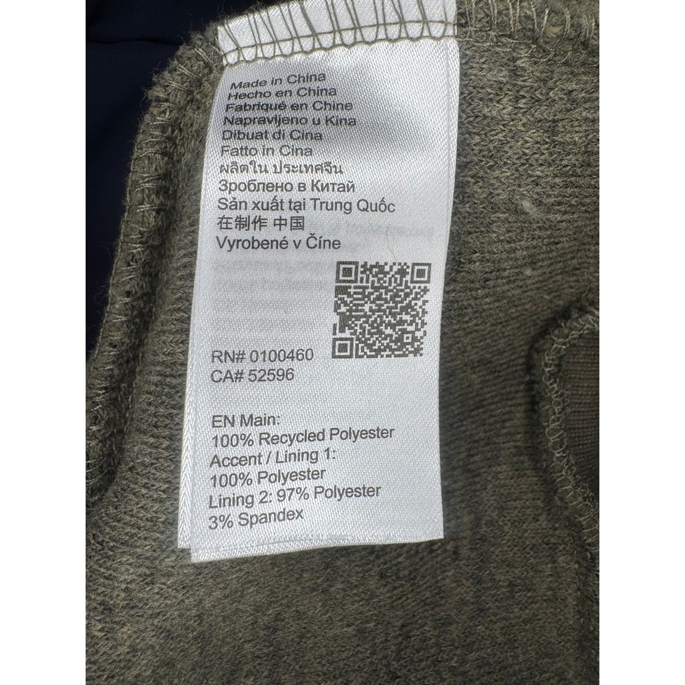 KAVU Klear Above 1/4 Zip Fleece Pullover Mens Large Green Corduroy Trim Sherpa - Picture 7 of 7